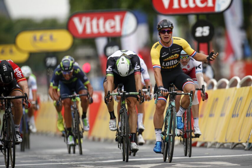 Dylan Groenewegen op Champs-Élysées