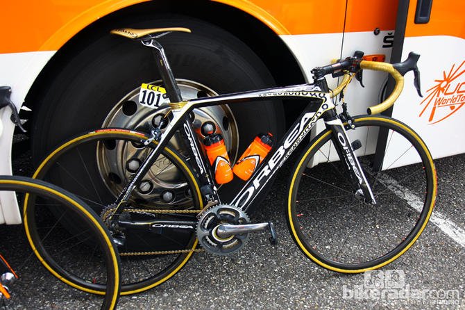 Recreatie Bestrating zij is Gouden fiets: Orbea Orca van Samuel Sanchez | Fiets.nl - Race en MTB website