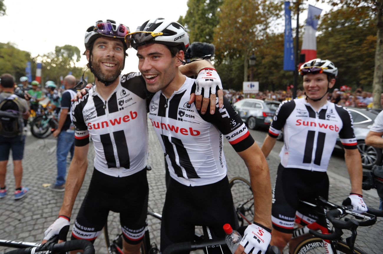 Laurens ten Dam en Tom Dumoulin 2018