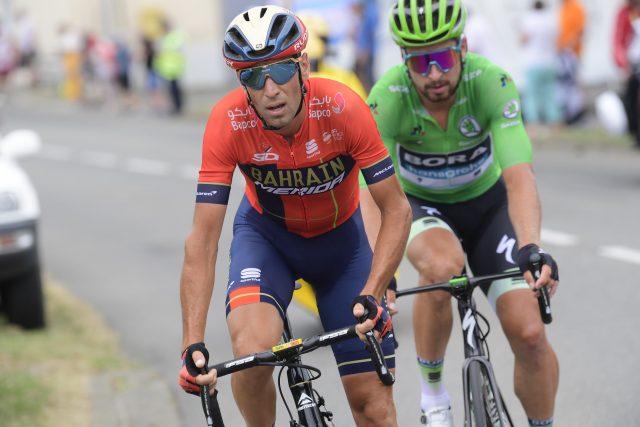 Vincenzo nIbali en Peter Sagan 2019