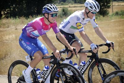 Remco Evenepoel en Sam Bennett