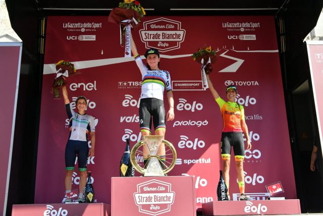 Annemiek van Vleuten podium 2020