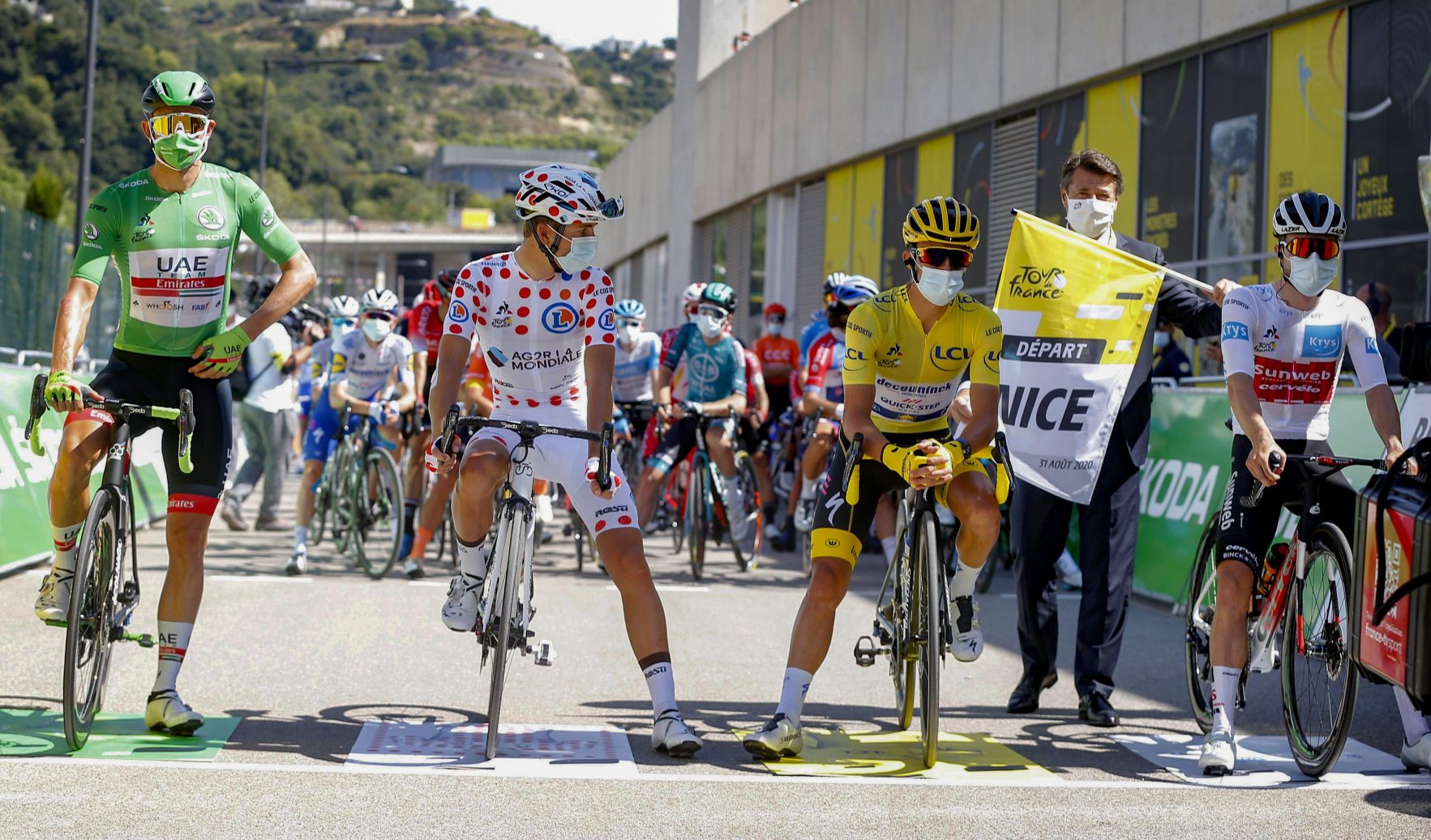 De dragers van de truien, Tour de France 2020