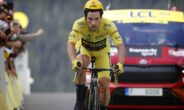 Primoz Roglic tijdens Tour 2020