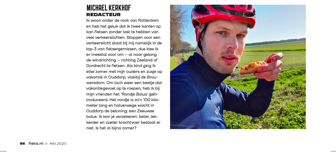 Voorbeeld Michael Fiets 05/2020