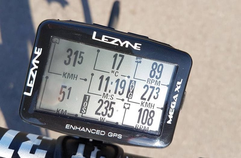 lezyne mega xl navigation