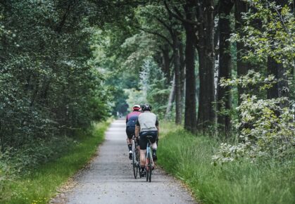 Groepje fietsers